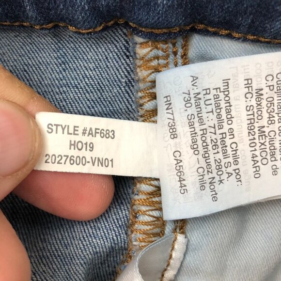 Madewell Womens Jeans Size 24 9" Mid-Rise Skinny Leg Ankle Blue Denim Casual - Picture 15 of 16